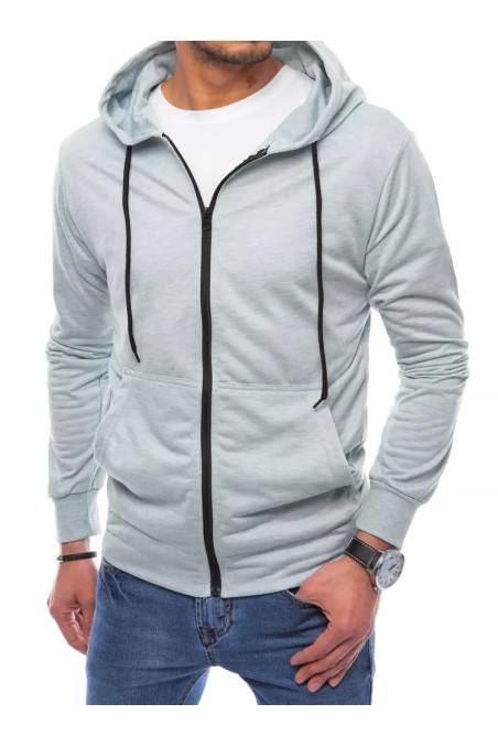 Men's light gray zip-up jumper Dstreet