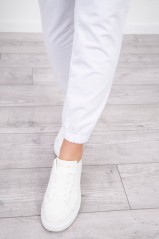 Cotton pants white