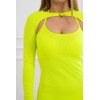 Yellow neon short dress KES-21388-9351