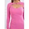 Pink short dress KES-21389-9351