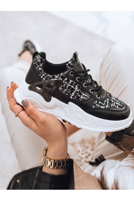 Women's sneakers LAMI black Dstreet