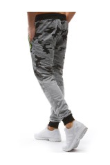 Men's light gray sports pants DS-ux3625