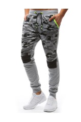 Men's light gray sports pants DS-ux3629