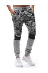 Men's light gray sports pants DS-ux3629