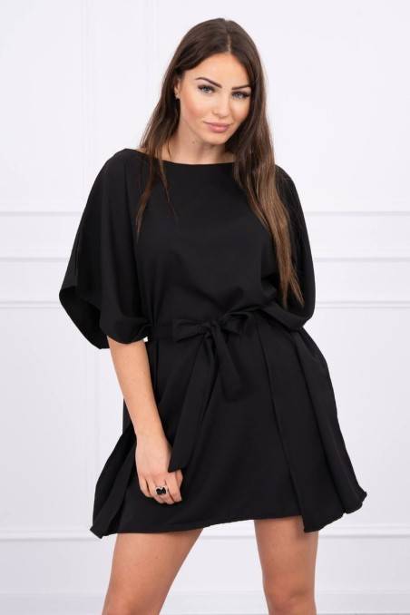 Black elegant dress GR-9016