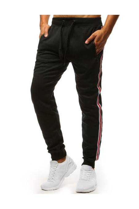 Men's black sports pants DS-ux3622