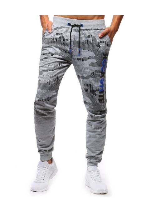 Men's light gray sweatpants Dstreet DS-ux3719