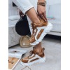 Women's sneakers TIRA brown color Dstreet