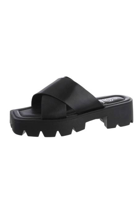 Platform sandals for women black