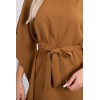 Brown elegant dress KES-17226-9016