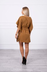 Brown elegant dress KES-17226-9016