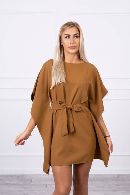 Brown elegant dress KES-17226-9016