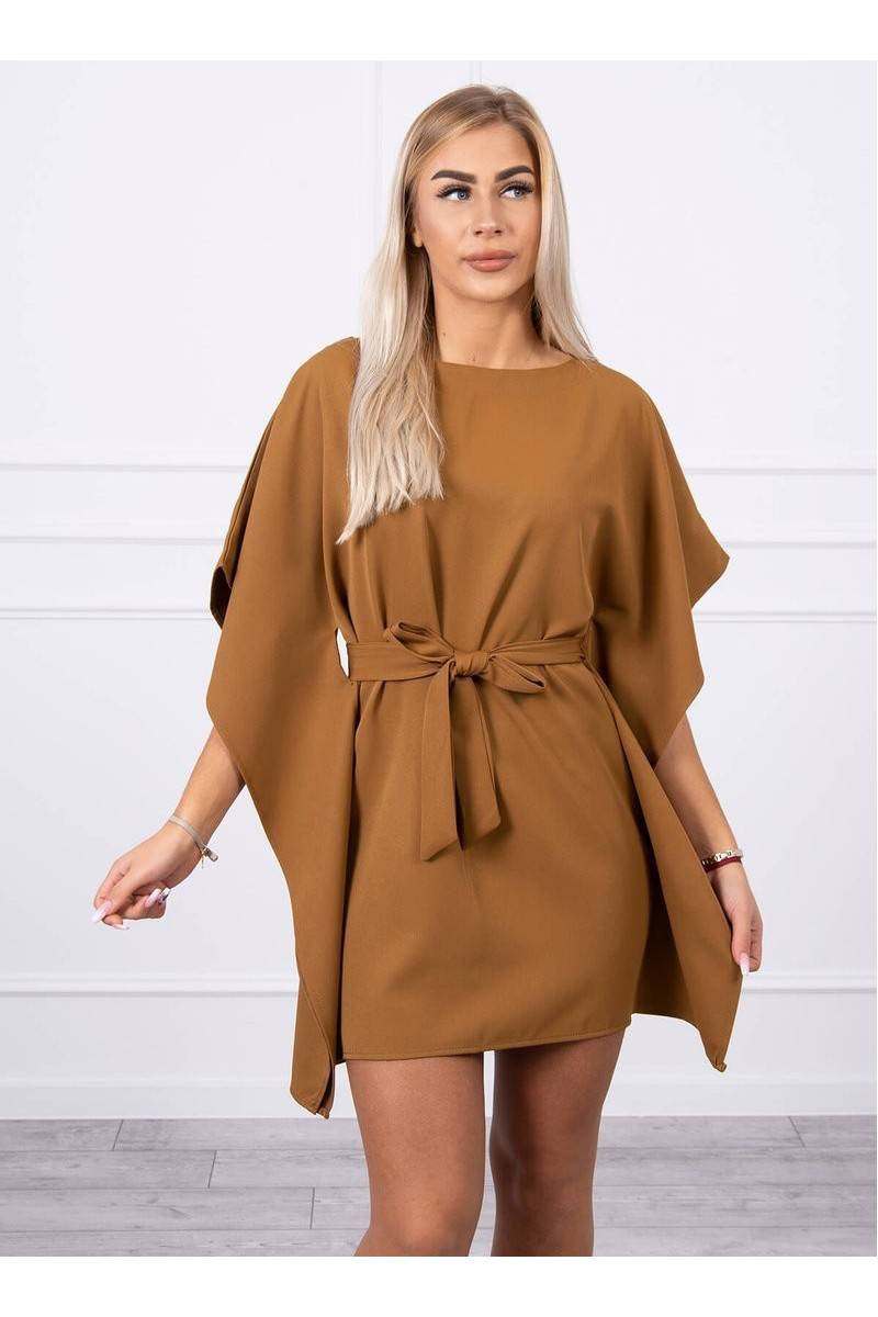 Brown elegant dress KES-17226-9016