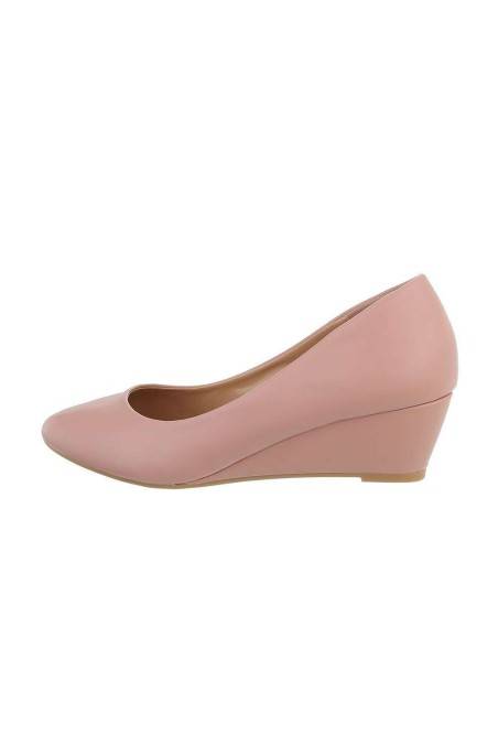 Women's shoes with platform pink GR-5342