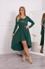 Dark green stylish dress