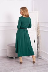 Dark green stylish dress