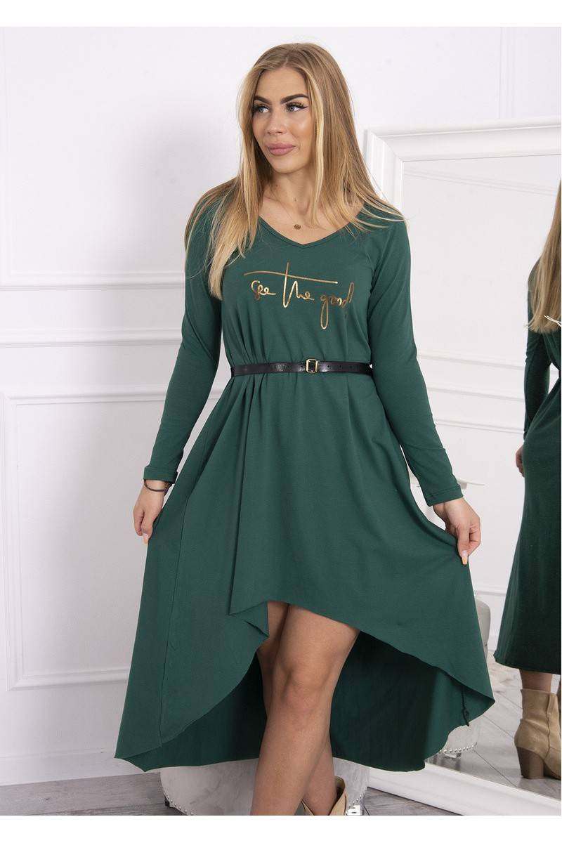 Dark green stylish dress