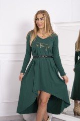 Dark green stylish dress