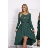 Dark green stylish dress