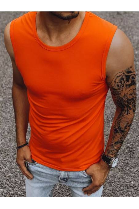 Orange Men's Sleeveless T-Shirt DS-rx4919