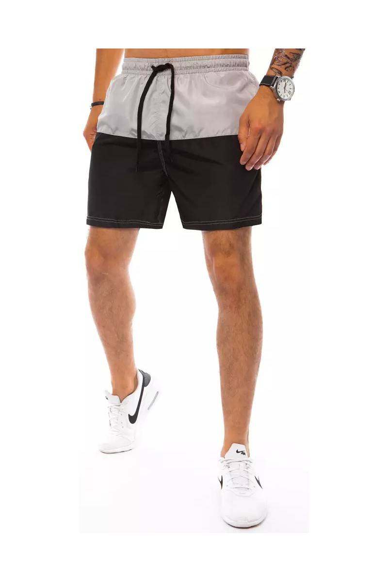 Light gray and black men's swim shorts Dstreet