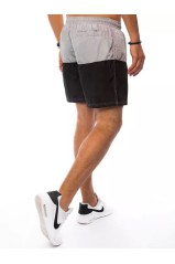 Light gray and black men's swim shorts Dstreet