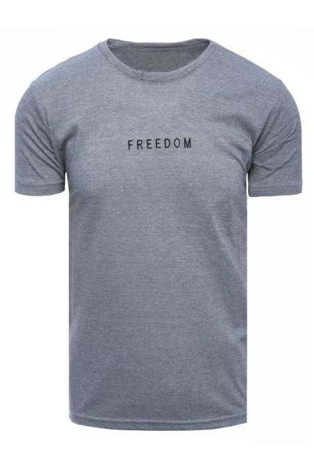 Dstreet Light Gray Men's T-Shirt DS-rx4959