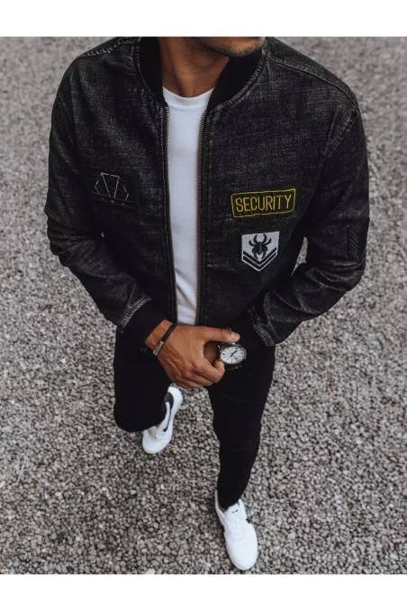 Black men's jacket Dstreet DS-tx4107