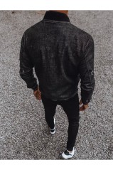 Black men's jacket Dstreet DS-tx4107