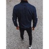 Blue men's jacket Dstreet DS-tx4108