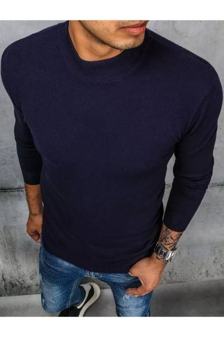 Men's turtleneck sweater dark blue Dstreet