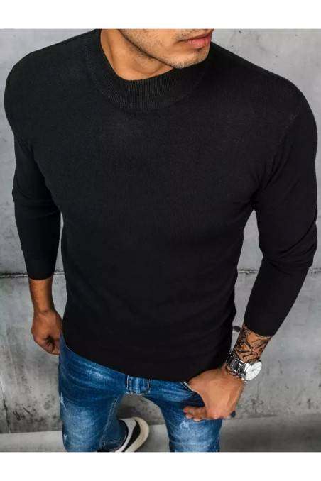 Men's turtleneck sweater black Dstreet