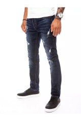 Dstreet Navy Blue Men's Pants DS-ux3810