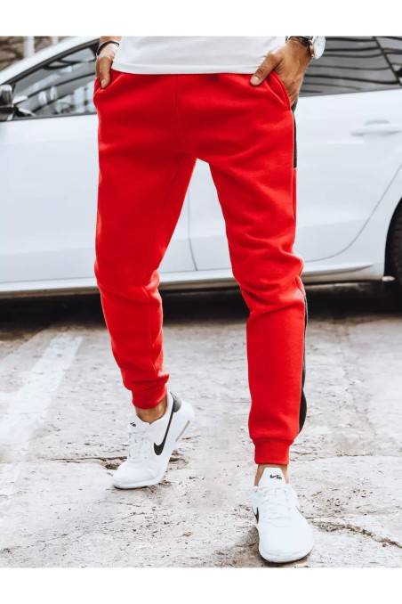 Men's red sweatpants Dstreet DS-ux3730