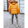 Yellow Men's Quilted Winter Jacket Dstreet DS-tx4162