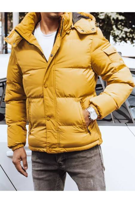 Yellow Men's Quilted Winter Jacket Dstreet DS-tx4180