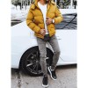 Yellow Men's Quilted Winter Jacket Dstreet DS-tx4180