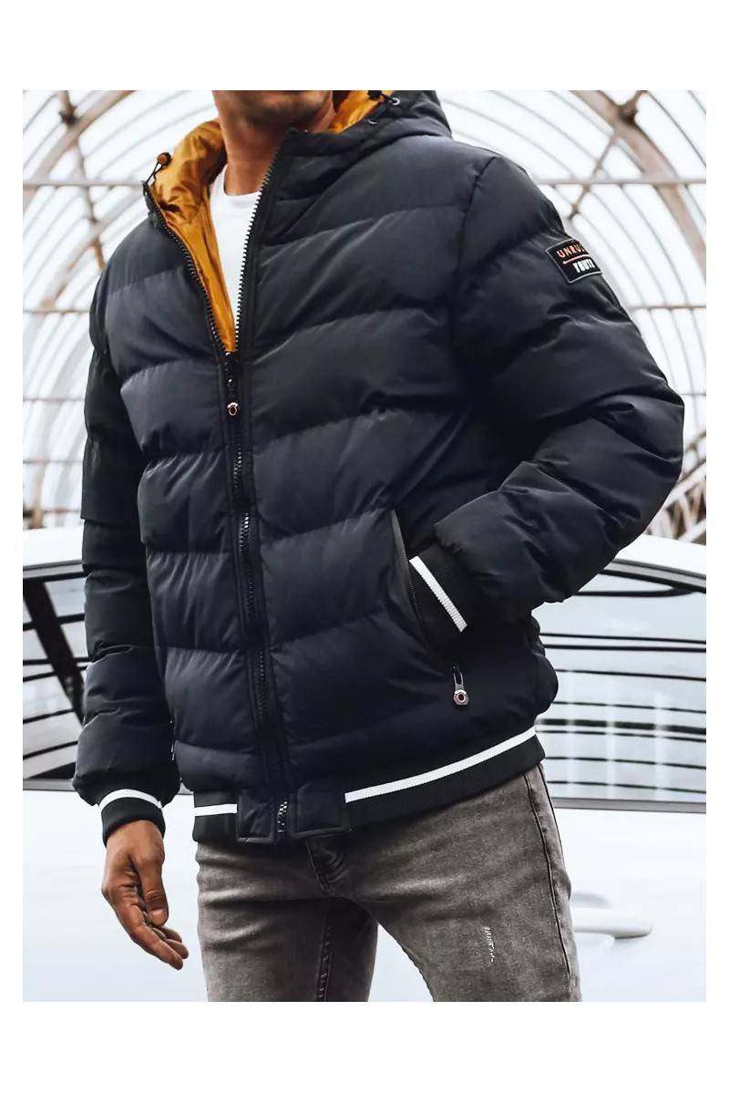 Dstreet Reversible Winter Navy Blue Jacket For Men