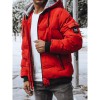 Red Men's Quilted Winter Jacket Dstreet DS-tx4220