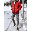 Red Men's Quilted Winter Jacket Dstreet DS-tx4220