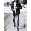 Black men's winter jacket Dstreet DS-tx4240