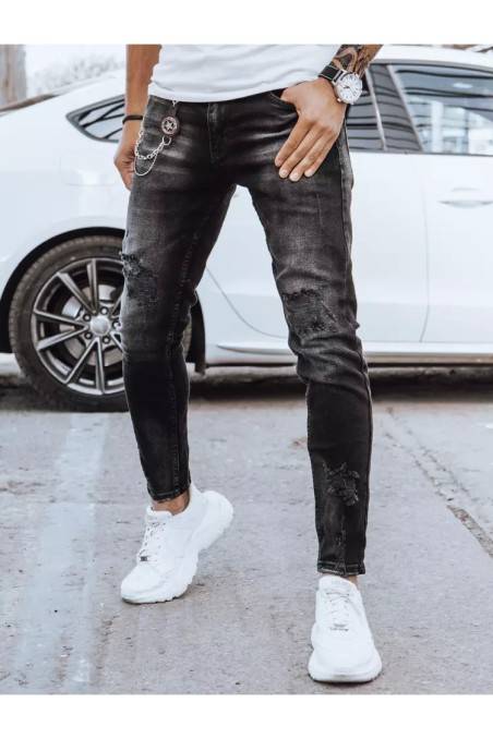 Black Men's Denim Pants Dstreet UX3834