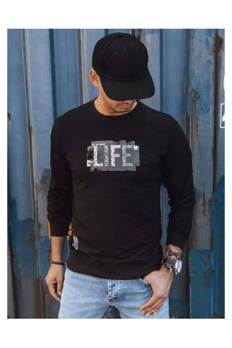 Men's black jumper Dstreet DS-bx5360