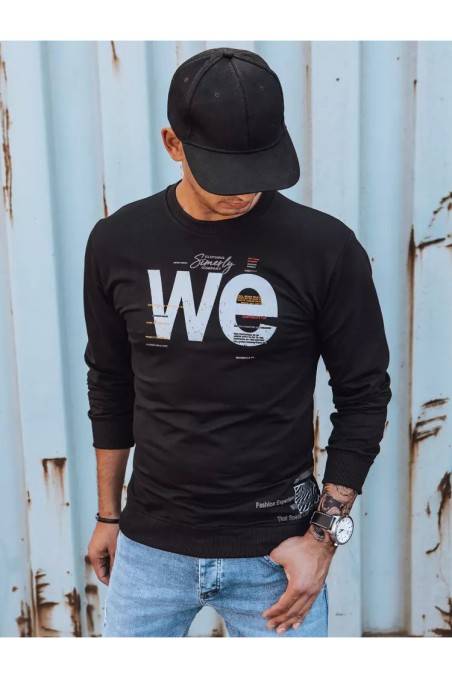 Black men's sweatshirt with Dstreet lettering