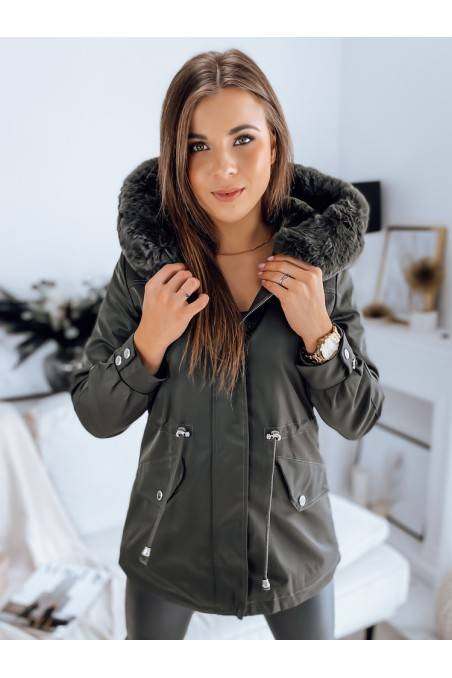 FORSIL women's green parka jacket Dstreet