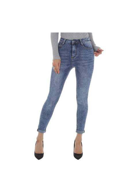 Blue women's jeans KL-J-D2132-blue