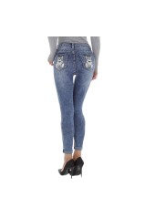 Blue women's jeans KL-J-D2132-blue