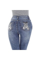 Blue women's jeans KL-J-D2132-blue