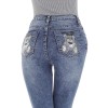 Blue women's jeans KL-J-D2132-blue