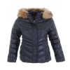 Dark blue women's winter jacket KL-RQW-6829